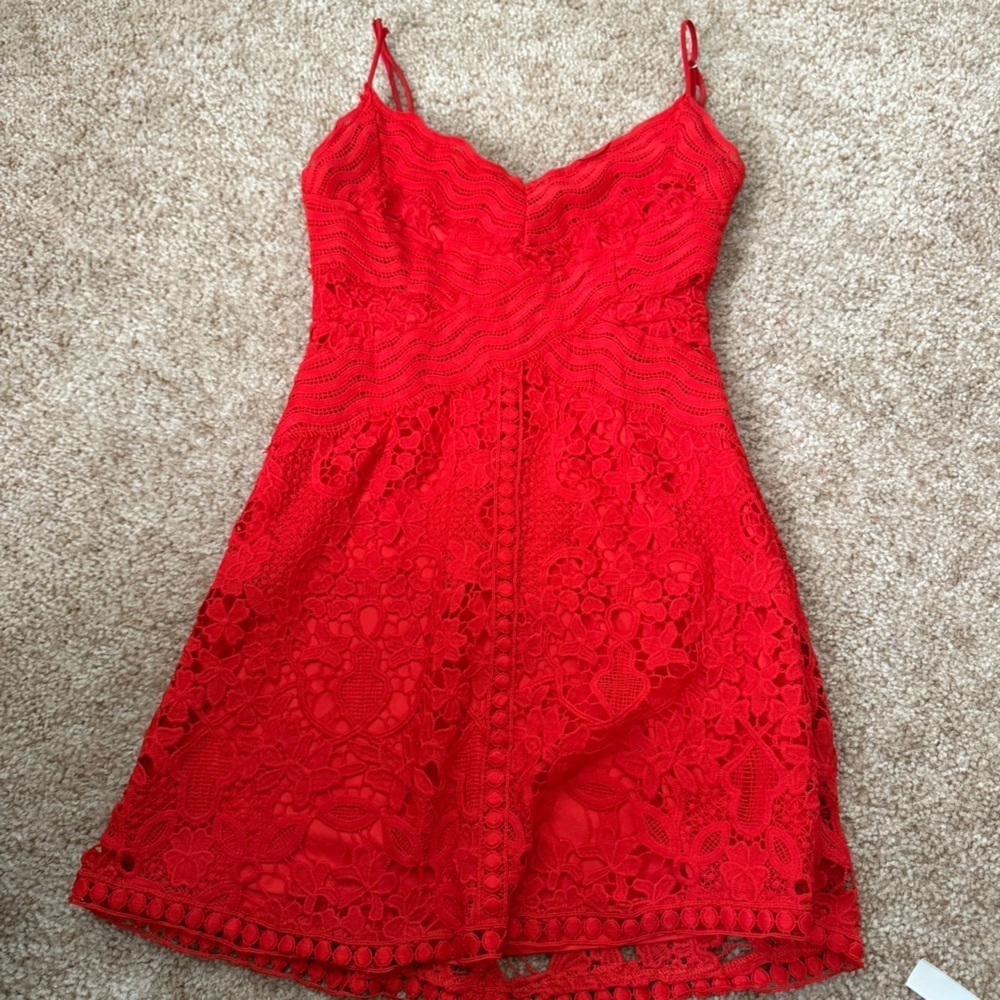 Angel Biba Lacey red dress… - Picture 2 of 4